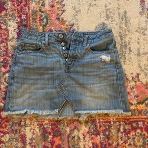 American eagle jean skirt